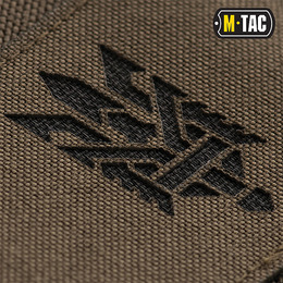 M-Tac нашивка Тризуб (стилізація) Laser Cut горизонтальна Ranger Green/Black