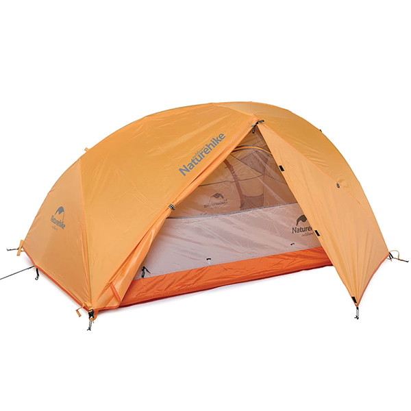 Намет надлегкий двомісний з футпринтом Naturehike Star-River 2 Updated NH17T012-T 210T помаранчеви