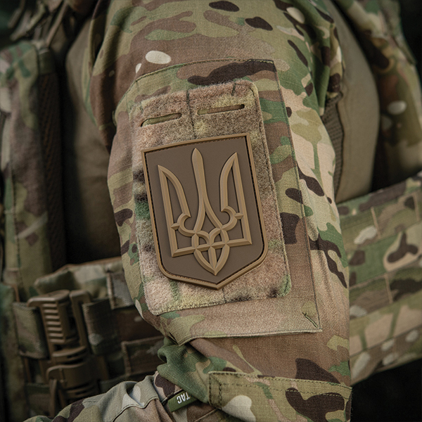 M-Tac нашивка герб України PVC великий Coyote. Фото 5