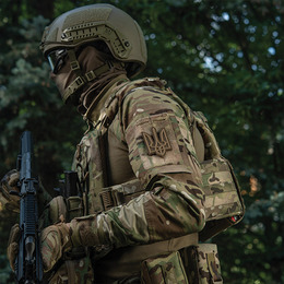 M-Tac нашивка Тризуб PVC великий койот. Фото 3