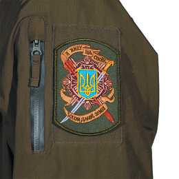 M-Tac нашивка "Я живу на своїй землі" олива. Фото 4