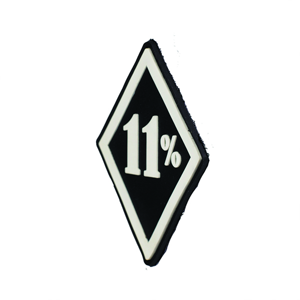 M-Tac нашивка 11% PVC Black/White. Фото 2