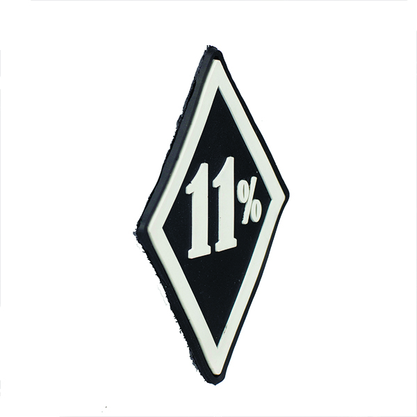 M-Tac нашивка 11% PVC Black/White. Фото 3