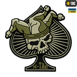 M-Tac нашивка Ace of Spades 3D PVC Black/Olive