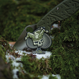 M-Tac нашивка Ace of Spades 3D PVC Black/Olive. Фото 4