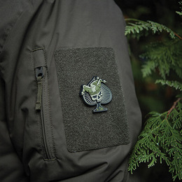 M-Tac нашивка Ace of Spades 3D PVC Black/Olive. Фото 5
