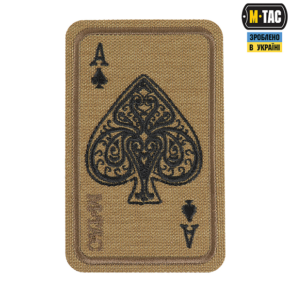 M-Tac нашивка Ace of Spades (вишивка) Coyote
