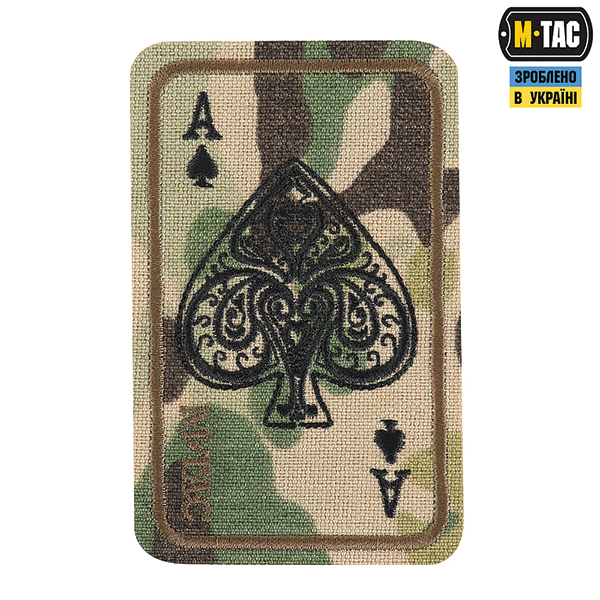 M-Tac нашивка Ace of Spades (вишивка) Multicam