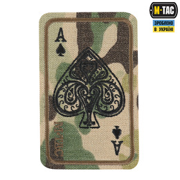 M-Tac нашивка Ace of Spades (вишивка) Multicam