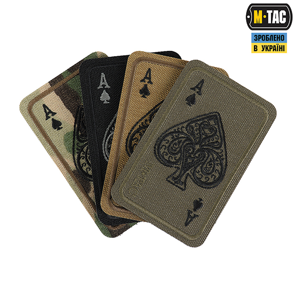 M-Tac нашивка Ace of Spades (вишивка) Ranger Green. Фото 2