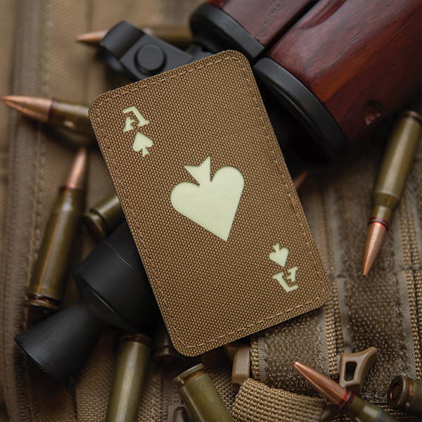 M-Tac нашивка Ace of Spades Laser Cut Coyote/GID. Фото 4