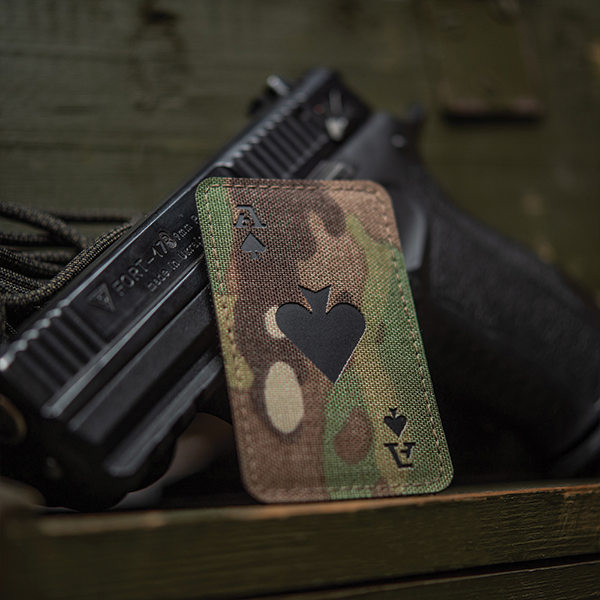 M-Tac нашивка Ace of Spades Laser Cut Multicam/Black. Фото 3