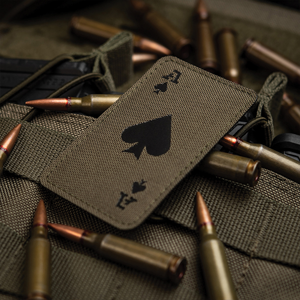 M-Tac нашивка Ace of Spades Laser Cut Ranger Green/Black. Фото 3