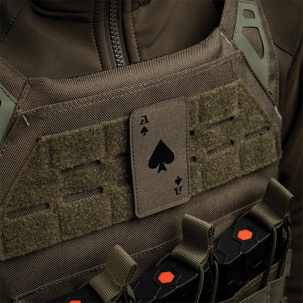 M-Tac нашивка Ace of Spades Laser Cut Ranger Green/Black. Фото 4