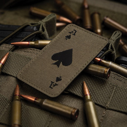 M-Tac нашивка Ace of Spades Laser Cut Ranger Green/Black. Фото 3