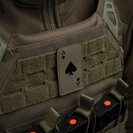 M-Tac нашивка Ace of Spades Laser Cut Ranger Green/Black. Фото 4