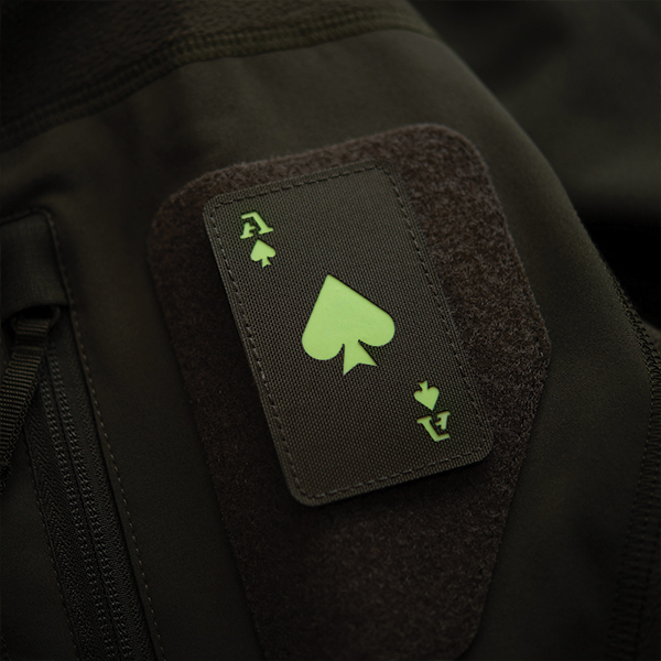 M-Tac нашивка Ace of Spades Laser Cut Ranger Green/GID. Фото 4