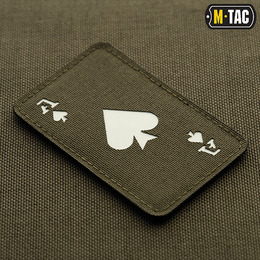 M-Tac нашивка Ace of Spades Laser Cut Ranger Green/GID