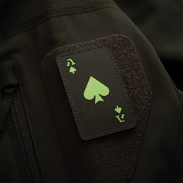 M-Tac нашивка Ace of Spades Laser Cut Ranger Green/GID. Фото 4