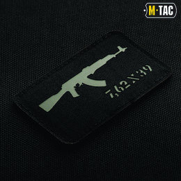 M-Tac нашивка AKM 7,62х39 Laser Cut Black/Grey
