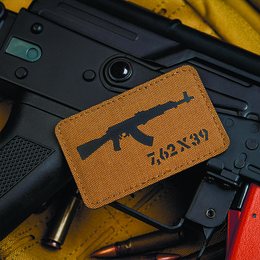 M-Tac нашивка AKM 7,62х39 Laser Cut Coyote/Black. Фото 4