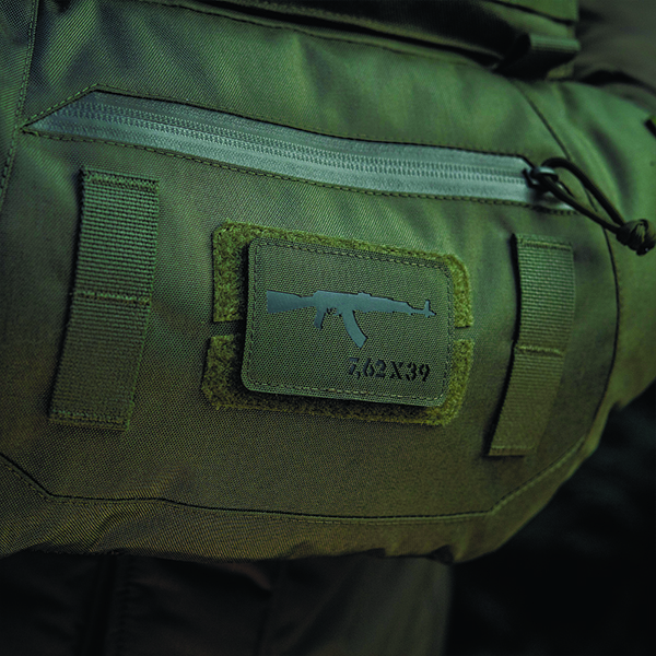 M-Tac нашивка AKM 7,62х39 Laser Cut Ranger Green/Black. Фото 4