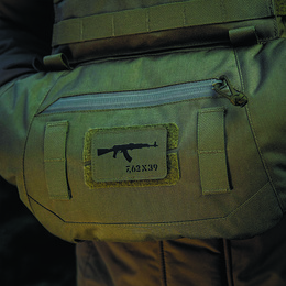 M-Tac нашивка AKM 7,62х39 Laser Cut Ranger Green/Black. Фото 3