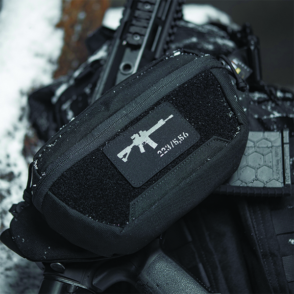 M-Tac нашивка AR-15 .223/5,56 Laser Cut Black/Grey. Фото 5