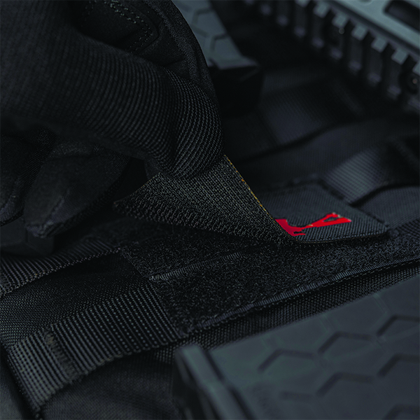 M-Tac нашивка AR-15 .223/5,56 Laser Cut Black/Red. Фото 5