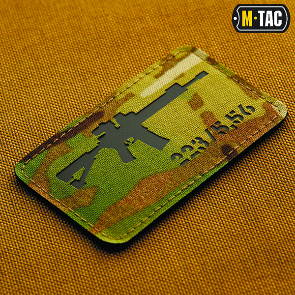 M-Tac нашивка AR-15 .223/5,56 Laser Cut Multicam/Black. Фото 2