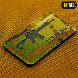 M-Tac нашивка AR-15 .223/5,56 Laser Cut Multicam/Black. Фото 2