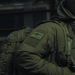M-Tac нашивка AR-15 223/5,56 Laser Cut Ranger Green/Black. Фото 4