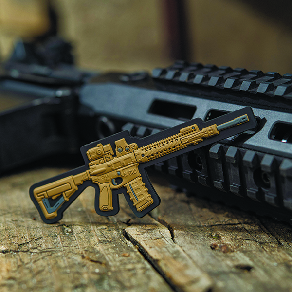 M-Tac нашивка AR-15 3D PVC Coyote. Фото 5