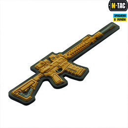 M-Tac нашивка AR-15 3D PVC Coyote