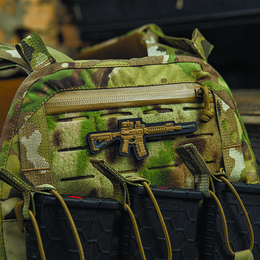 M-Tac нашивка AR-15 3D PVC Coyote. Фото 3