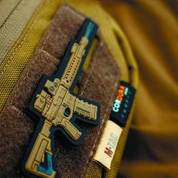 M-Tac нашивка AR-15 3D PVC Coyote. Фото 4