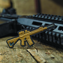 M-Tac нашивка AR-15 3D PVC Coyote. Фото 5