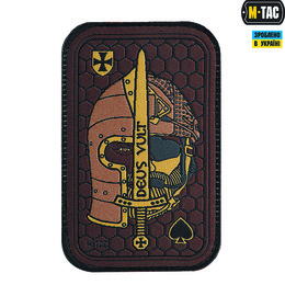 M-Tac нашивка Deus Vult Ace (жаккард) койот
