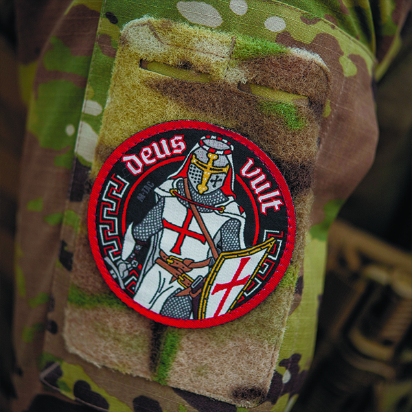 M-Tac нашивка Deus Vult (жаккард). Фото 2
