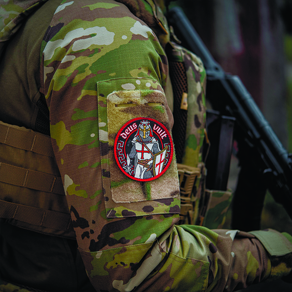 M-Tac нашивка Deus Vult (жаккард). Фото 4