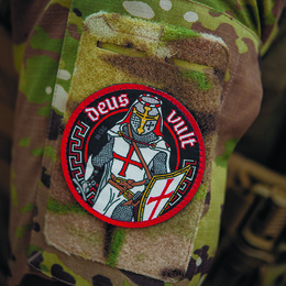 M-Tac нашивка Deus Vult (жаккард). Фото 2