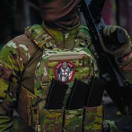 M-Tac нашивка Deus Vult (жаккард). Фото 3