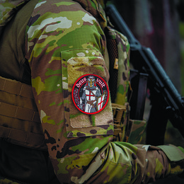 M-Tac нашивка Deus Vult (жаккард). Фото 4