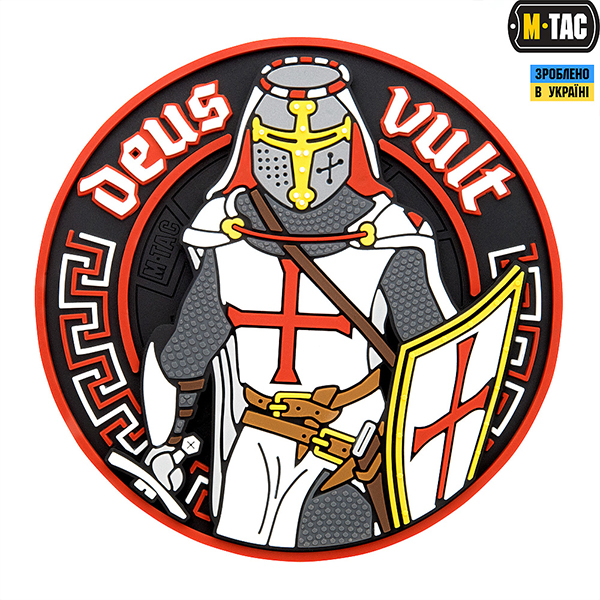 M-Tac нашивка Deus Vult 3D PVC
