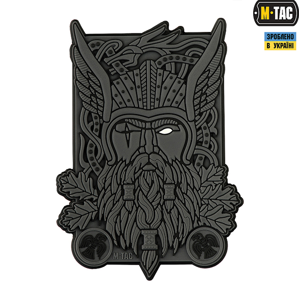 M-Tac нашивка Odin 3D PVC Dark Grey