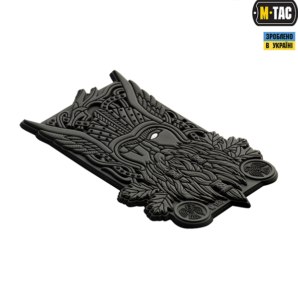 M-Tac нашивка Odin 3D PVC Dark Grey. Фото 2