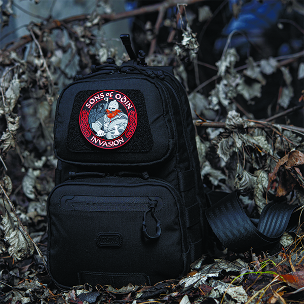 M-Tac нашивка Sons of Odin 3D PVC Black/Red. Фото 4