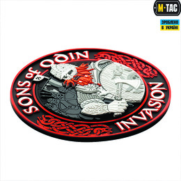 M-Tac нашивка Sons of Odin 3D PVC Black/Red