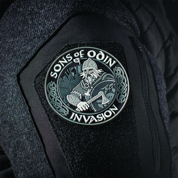 M-Tac нашивка Sons of Odin 3D PVC Black/Grey. Фото 3