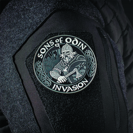 M-Tac нашивка Sons of Odin 3D PVC Black/Grey. Фото 3